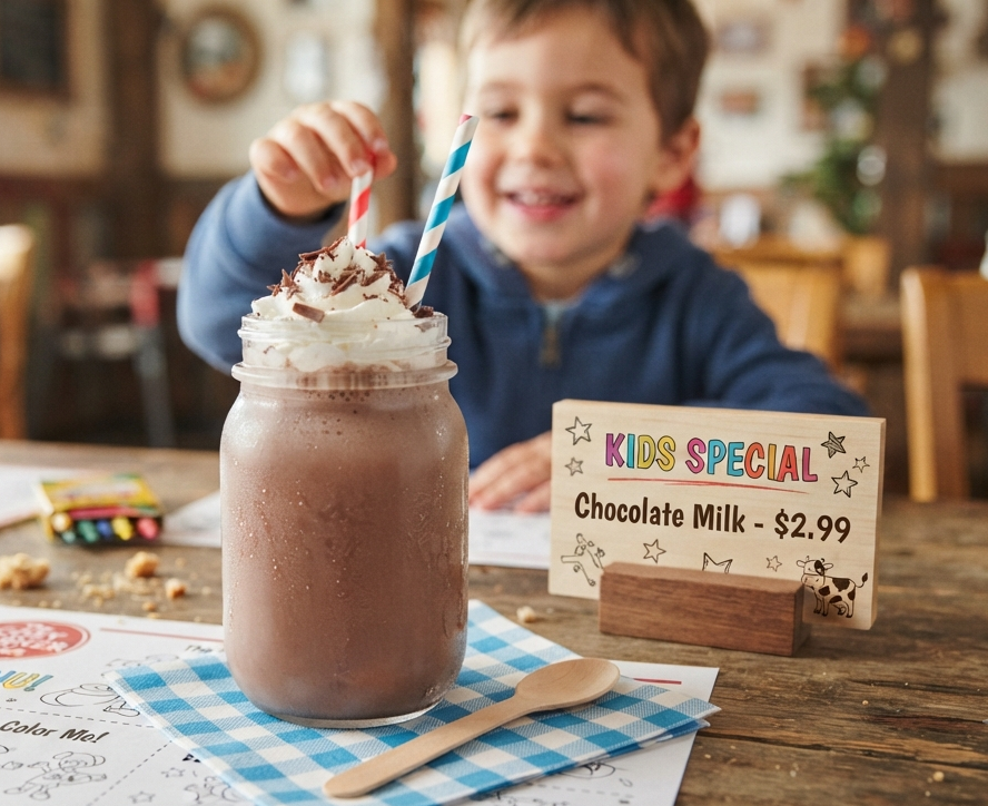 Chocolate Milk- $2.99
